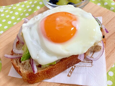 アボカドエッグオープンサンド♪